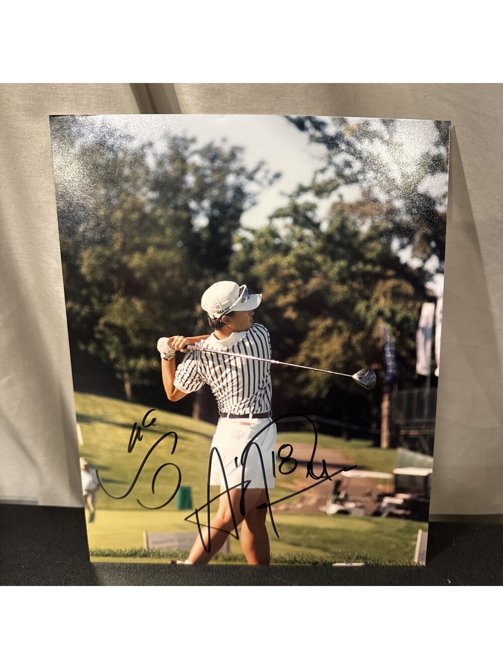 Se Ri Pak LPGA Autographed/Signed 8x10 Photograph w/COA